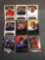 9 Card Lot of FOOTBALL ROOKIE Sports Cards from Mostly Newer Sets - Future Stars and More!