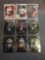 9 Card Lot of FOOTBALL ROOKIE Sports Cards from Mostly Newer Sets - Future Stars and More!