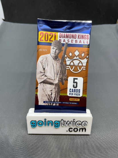 Factory Sealed 2021 DIAMOND KINGS Baseball 5 Card Pack