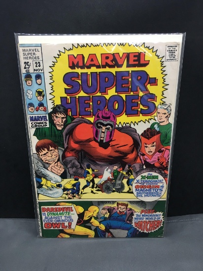 Vintage 1969 Marvel Comics MARVEL SUPER-HEROES #23 Silver Age Comic from Collection Find