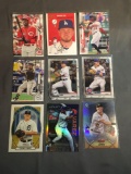 9 Card Lot of BASEBALL ROOKIE Sports Cards from Mostly Newer Sets - Future Stars and More!