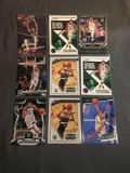 9 Card Lot of GIANNIS ANTETOKOUNMPO Milwaukee Bucks Basketball Trading Cards from Awesome Collection