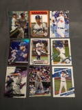 9 Card Lot of CODY BELLINGER Los Angeles Dodgers Baseball Trading Cards from Awesome Collection