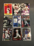 9 Card Lot of MOOKIE BETTS Boston Redsox Baseball Trading Cards from Awesome Collection