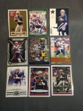 9 Card Lot of TOM BRADY New England Patriots Tampa Bay Buccaneers Football Trading Cards