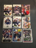 9 Card Lot of TOM BRADY New England Patriots Tampa Bay Buccaneers Football Trading Cards