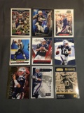 9 Card Lot of TOM BRADY New England Patriots Tampa Bay Buccaneers Football Trading Cards