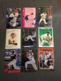 9 Card Lot of DEREK JETER New York Yankees Baseball Trading Cards from Awesome Collection