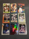 9 Card Lot of KEN GRIFFEY JR Seattle Mariners Baseball Trading Cards from Awesome Collection