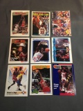 9 Card Lot of MICHAEL JORDAN Chicago Bulls Basketball Trading Cards from Awesome Collection