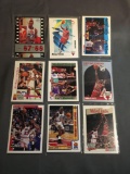 9 Card Lot of MICHAEL JORDAN Chicago Bulls Basketball Trading Cards from Awesome Collection