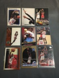 9 Card Lot of MICHAEL JORDAN Chicago Bulls Basketball Trading Cards from Awesome Collection