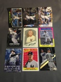 9 Card Lot of AARON JUDGE New York Yankees Baseball Trading Cards from Awesome Collection