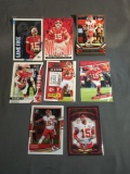9 Card Lot of PATRICK MAHOMES Kansas City Chiefs Football Trading Cards from Awesome Collection