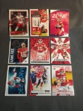 9 Card Lot of PATRICK MAHOMES Kansas City Chiefs Football Trading Cards from Awesome Collection