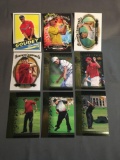 9 Card Lot of TIGER WILSON Golf Trading Cards from Awesome Collection