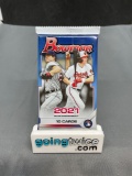 Factory Sealed 2021 BOWMAN Baseball 10 Card Pack