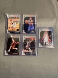 5 Count Lot of BASKETBALL ROOKIE CARDS - HOT Sets!