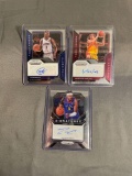 3 Count 2021 PRIZM Basketball Sensational Signatures AUTO Lot