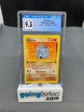 CGC Graded 1999 Pokemon Jungle 1st Edition #61 RHYHORN Trading Card - GEM MINT 9.5