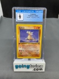 CGC Graded 1999 Pokemon Jungle 1st Edition #50 CUBONE Trading Card - MINT 9