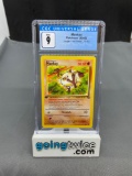 CGC Graded 1999 Pokemon Jungle 1st Edition #55 MANKEY Trading Card - MINT 9