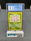 CGC Graded 1999 Pokemon Jungle 1st Edition #52 EXEGGCUTE Trading Card - MINT 9