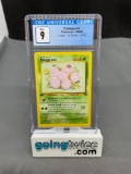 CGC Graded 1999 Pokemon Jungle 1st Edition #52 EXEGGCUTE Trading Card - MINT 9