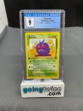 CGC Graded 1999 Pokemon Jungle 1st Edition #63 VENONAT Trading Card - MINT 9