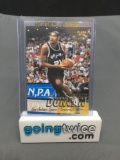 1997-98 Fleer Basketball #201 TIM DUNCAN San Antonio Spurs Rookie Trading Card