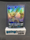 2019 Pokemon Hidden Fates #SV46 LEAFEON GX Full Art Holofoil Trading Card from Nice Collection