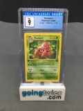 CGC Graded 1999 Pokemon Jungle 1st Edition #41 PARASECT Trading Card - MINT 9