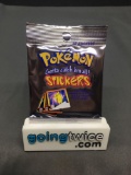 1999 Factory Sealed Pokemon Series 1 Nintendo Artobox 10 Count Sticker Booster Pack - RARE!