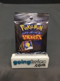 1999 Factory Sealed Pokemon Series 1 Nintendo Artobox 10 Count Sticker Booster Pack - RARE!