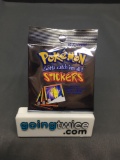 1999 Factory Sealed Pokemon Series 1 Nintendo Artobox 10 Count Sticker Booster Pack - RARE!