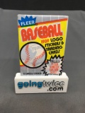 Factory Sealed 1989 FLEER BASEBALL 15 Card Pack - Griffey RC? Ripken FF Error?