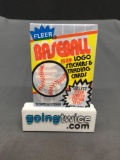 Factory Sealed 1989 FLEER BASEBALL 15 Card Pack - Griffey RC? Ripken FF Error?