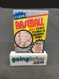 Factory Sealed 1989 FLEER BASEBALL 15 Card Pack - Griffey RC? Ripken FF Error?