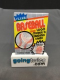 Factory Sealed 1989 FLEER BASEBALL 15 Card Pack - Griffey RC? Ripken FF Error?