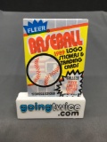 Factory Sealed 1989 FLEER BASEBALL 15 Card Pack - Griffey RC? Ripken FF Error?