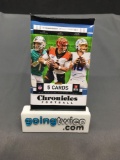 Factory Sealed 2020 CHRONICLES Football 5 Card Pack - Justin Herbert BLACK PRIZM Rookie?