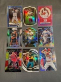 9 Card Lot of Mixed Sport REFRACTORS and PRIZMS Cards with Stars and Rookies