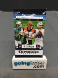 Factory Sealed 2020 CHRONICLES Football 5 Card Pack - Justin Herbert BLACK PRIZM Rookie?