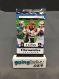 Factory Sealed 2020 CHRONICLES Football 5 Card Pack - Justin Herbert BLACK PRIZM Rookie?