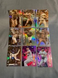 9 Card Lot of PRIZMS and REFRACTORS with Rookies & Stars from Epic Collection