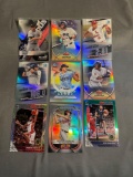 9 Card Lot of PRIZMS and REFRACTORS with Rookies & Stars from Epic Collection