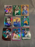 9 Card Lot of PRIZMS and REFRACTORS with Rookies & Stars from Epic Collection