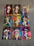 9 Card Lot of PRIZMS and REFRACTORS with Rookies & Stars from Epic Collection