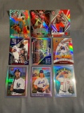 9 Card Lot of PRIZMS and REFRACTORS with Rookies & Stars from Epic Collection