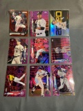 9 Card Lot of PRIZMS and REFRACTORS with Rookies & Stars from Epic Collection